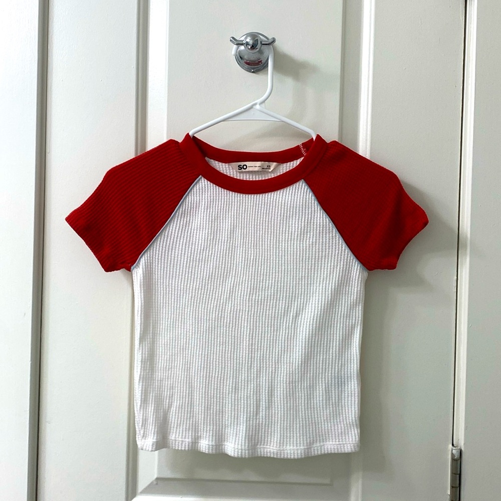 Red and white crop